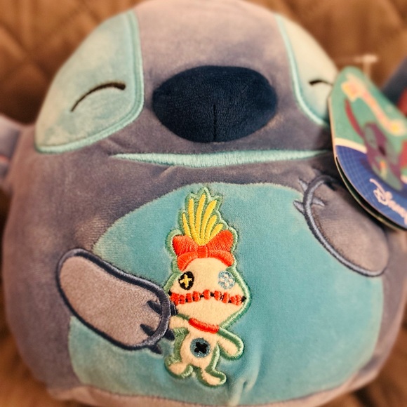 COPY - NWT-Disney Stitch Squishy Plush - Blue and Pink. Squishmallows. - Picture 2 of 4